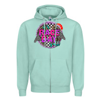 Seafoam it's race day y'all Zipper Hoodie - AdoDesignShop