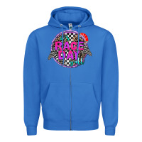 True Royal it's race day y'all Zipper Hoodie - AdoDesignShop