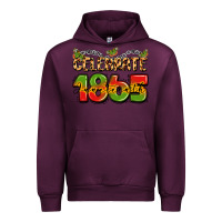 Mauve Wine celebrate 1865 juneteenth Urban Hoodie - LillyAllenDesigns