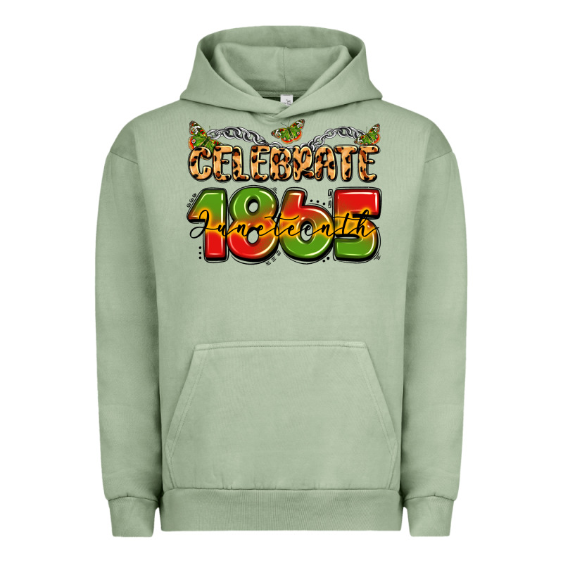 Celebrate 1865 Juneteenth Urban Hoodie by LillyAllenDesigns | Teevron