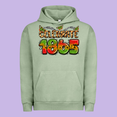 Celebrate 1865 Juneteenth Urban Hoodie Designed By Lillyallendesigns