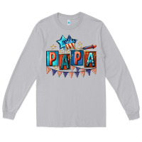 Moon Dust American Papa 4th of july Long Sleeve Tee - CowGirlArtShop
