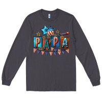 Smoke American Papa 4th of july Long Sleeve Tee - CowGirlArtShop