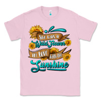 Bubblegum Pink she was a wild flower in love with the sunshine Classic Tee - HRA Design Shop