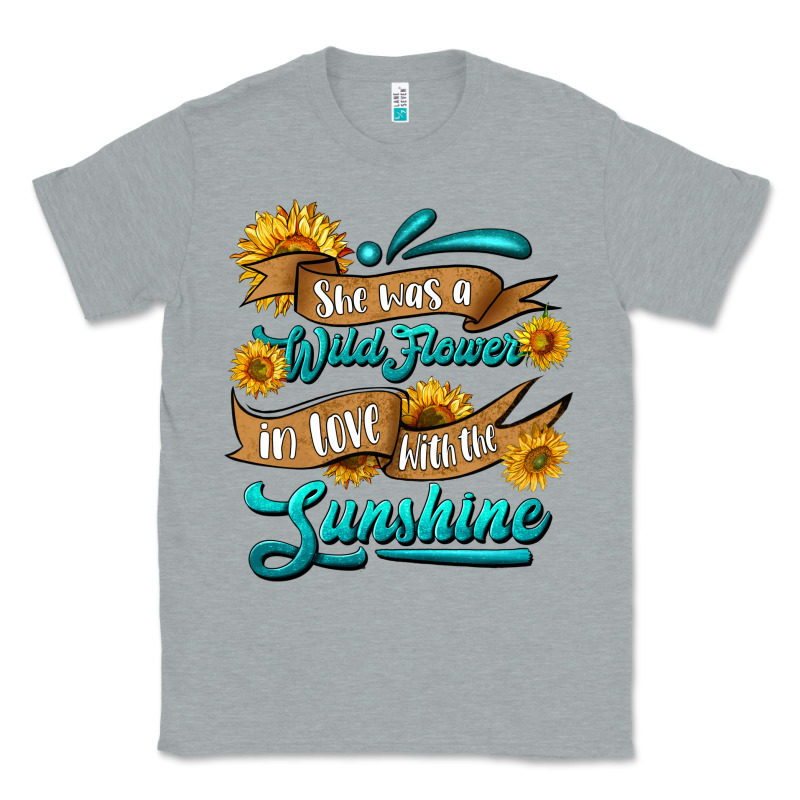 She Was A Wild Flower In Love With The Sunshine Classic Tee by HRA Design Shop | Teevron