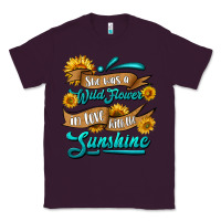 Plum she was a wild flower in love with the sunshine Classic Tee - HRA Design Shop
