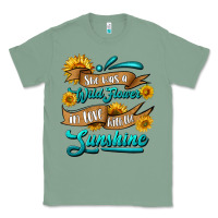 Sage she was a wild flower in love with the sunshine Classic Tee - HRA Design Shop