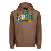 Chestnut school bus love Premium Hoodie - NancyCooperArtShop