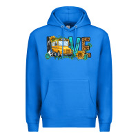 True Royal school bus love Premium Hoodie - NancyCooperArtShop