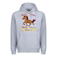 Heather Grey Just a girl who loves horses Premium Hoodie - Bettercallsaul