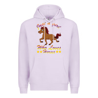Lilac Just a girl who loves horses Premium Hoodie - Bettercallsaul