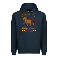 Navy Just a girl who loves horses Premium Hoodie - Bettercallsaul
