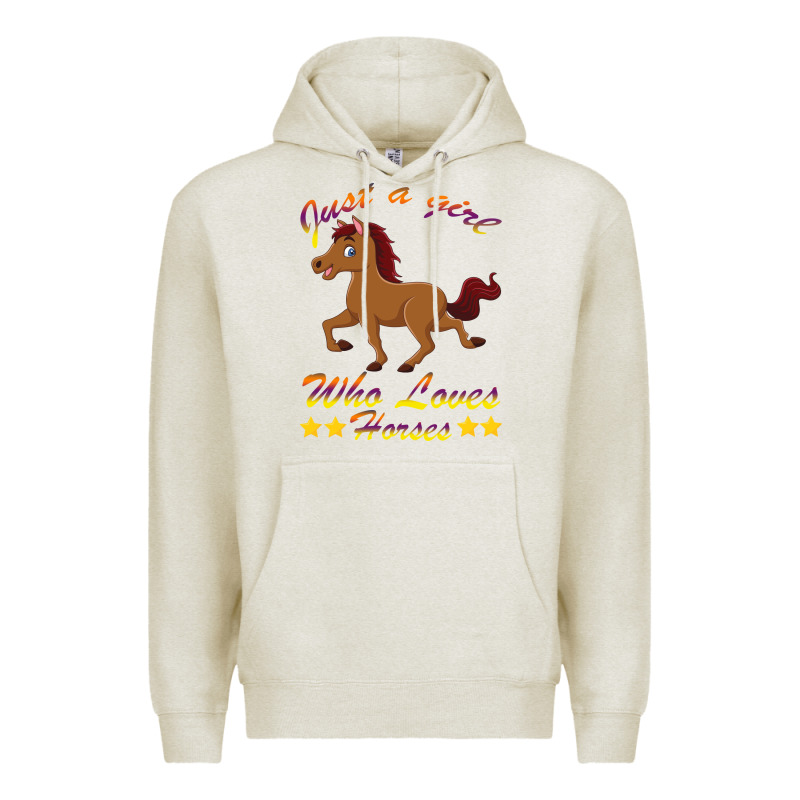 Just A Girl Who Loves Horses Premium Hoodie by Bettercallsaul | Teevron