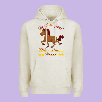 Just A Girl Who Loves Horses Premium Hoodie Designed By Bettercallsaul