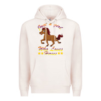 Pale Pink Just a girl who loves horses Premium Hoodie - Bettercallsaul