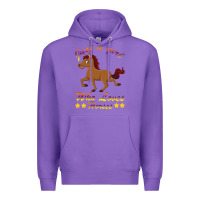 Purple Just a girl who loves horses Premium Hoodie - Bettercallsaul