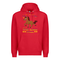 Red Just a girl who loves horses Premium Hoodie - Bettercallsaul