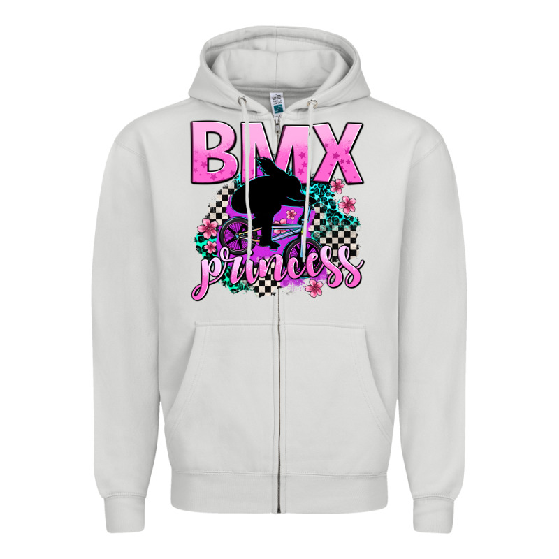 Bmx Princess Zipper Hoodie by AdoDesignShop | Teevron