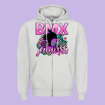 Bmx Princess Zipper Hoodie Designed By Adodesignshop