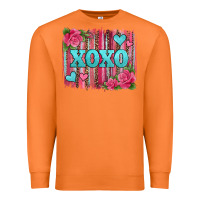 Carrot xoxo valentines day leopard glitter brushstroke Premium Sweatshirt - Jasminsmagicworld