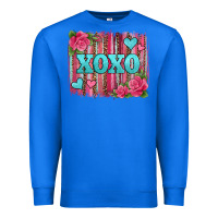 True Royal xoxo valentines day leopard glitter brushstroke Premium Sweatshirt - Jasminsmagicworld