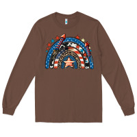 American Rainbow 4th Of July Long Sleeve Tee | Teevron