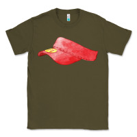 Army Green red softball visor fa element Classic Tee - FaDigitalArtStudio