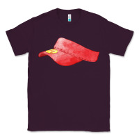 Plum red softball visor fa element Classic Tee - FaDigitalArtStudio