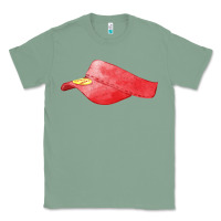 Sage red softball visor fa element Classic Tee - FaDigitalArtStudio