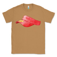 Toasted Coconut red softball visor fa element Classic Tee - FaDigitalArtStudio
