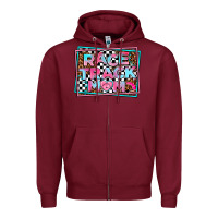 Burgundy race track mom Zipper Hoodie - AdoDesignShop