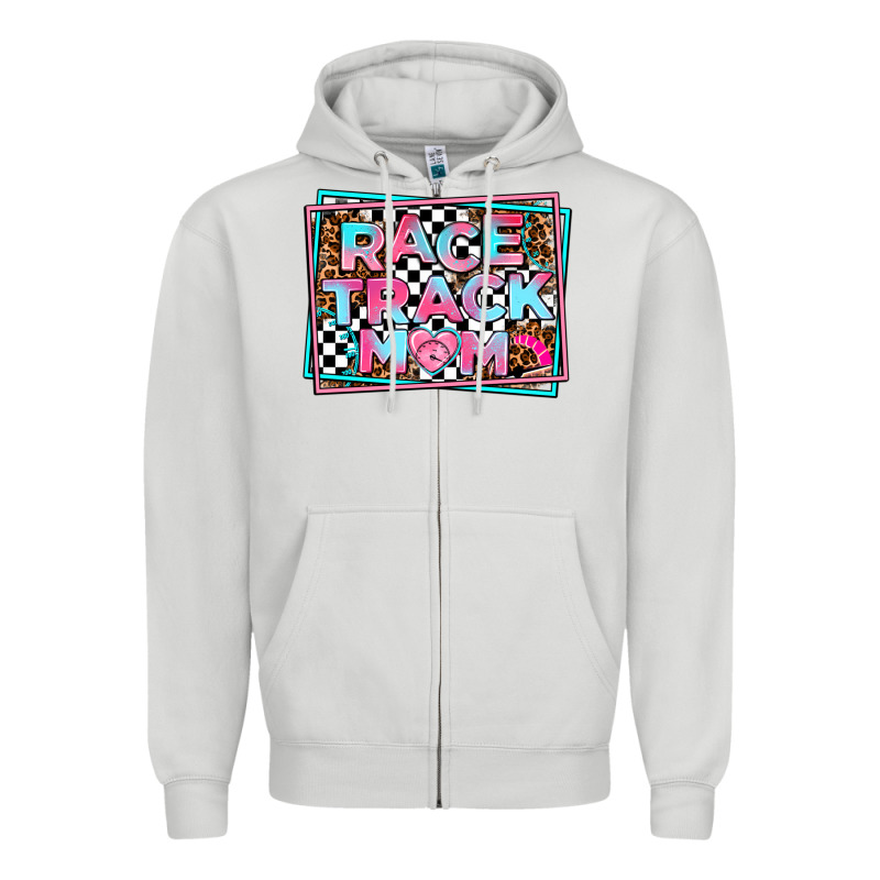 Race Track Mom Zipper Hoodie by AdoDesignShop | Teevron