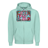 Seafoam race track mom Zipper Hoodie - AdoDesignShop