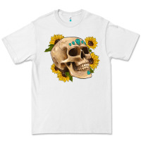 White skull flowers and gemstone Premium Tee - Artiststas
