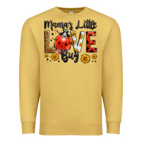 Antique Gold mama's little love bug Premium Sweatshirt - LillyAllenDesigns