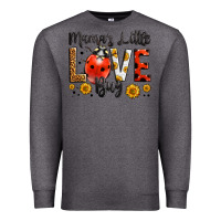 Charcoal Heather mama's little love bug Premium Sweatshirt - LillyAllenDesigns