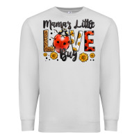 Dove Grey mama's little love bug Premium Sweatshirt - LillyAllenDesigns
