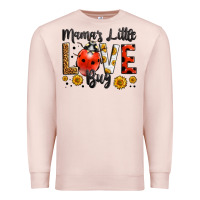 Pale Pink mama's little love bug Premium Sweatshirt - LillyAllenDesigns