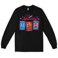 Black American mom Long Sleeve Tee - Neo Western