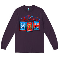 Plum American mom Long Sleeve Tee - Neo Western