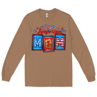 Toasted Coconut American mom Long Sleeve Tee - Neo Western