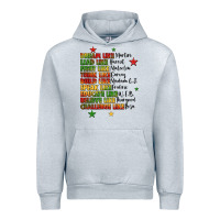 Heather Grey inspiring black leaders juneteenth Urban Hoodie - LillyAllenDesigns