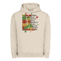 Pigment French Oak inspiring black leaders juneteenth Urban Hoodie - LillyAllenDesigns