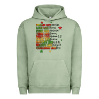 Pigment Oil Green inspiring black leaders juneteenth Urban Hoodie - LillyAllenDesigns