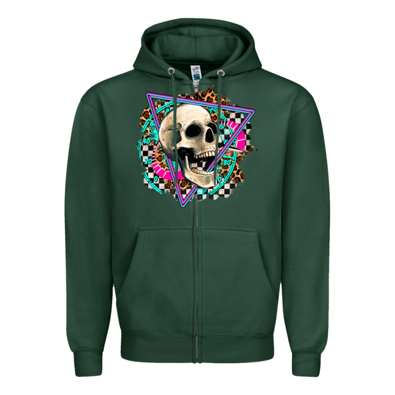 Race Skull Zipper Hoodie by AdoDesignShop | Teevron