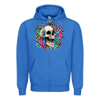 True Royal race skull Zipper Hoodie - AdoDesignShop