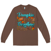 Chestnut pumpkin spice everything nice Long Sleeve Tee - HRA Design Shop