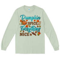 Matcha pumpkin spice everything nice Long Sleeve Tee - HRA Design Shop