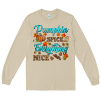 Mushroom pumpkin spice everything nice Long Sleeve Tee - HRA Design Shop