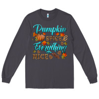 Smoke pumpkin spice everything nice Long Sleeve Tee - HRA Design Shop